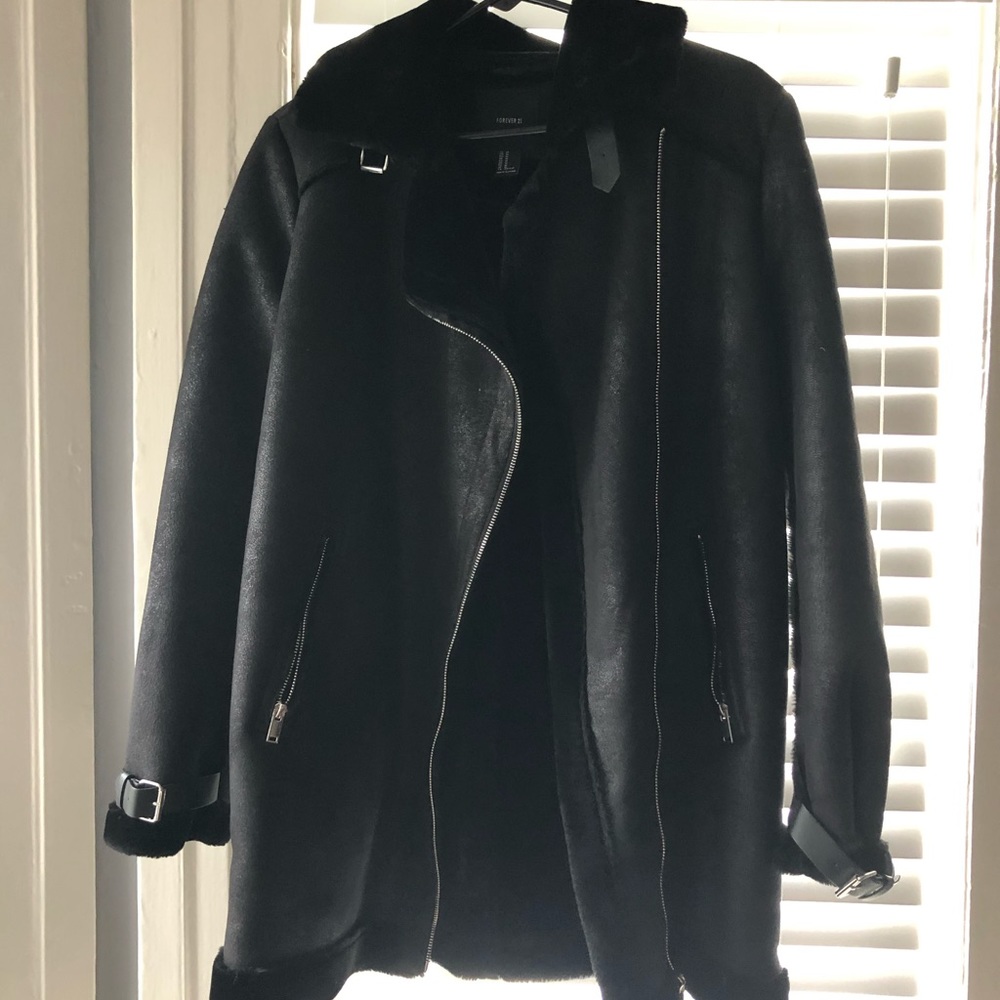 Black winter coat